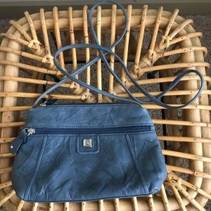 Stone Mountain Blue Satchel Purse